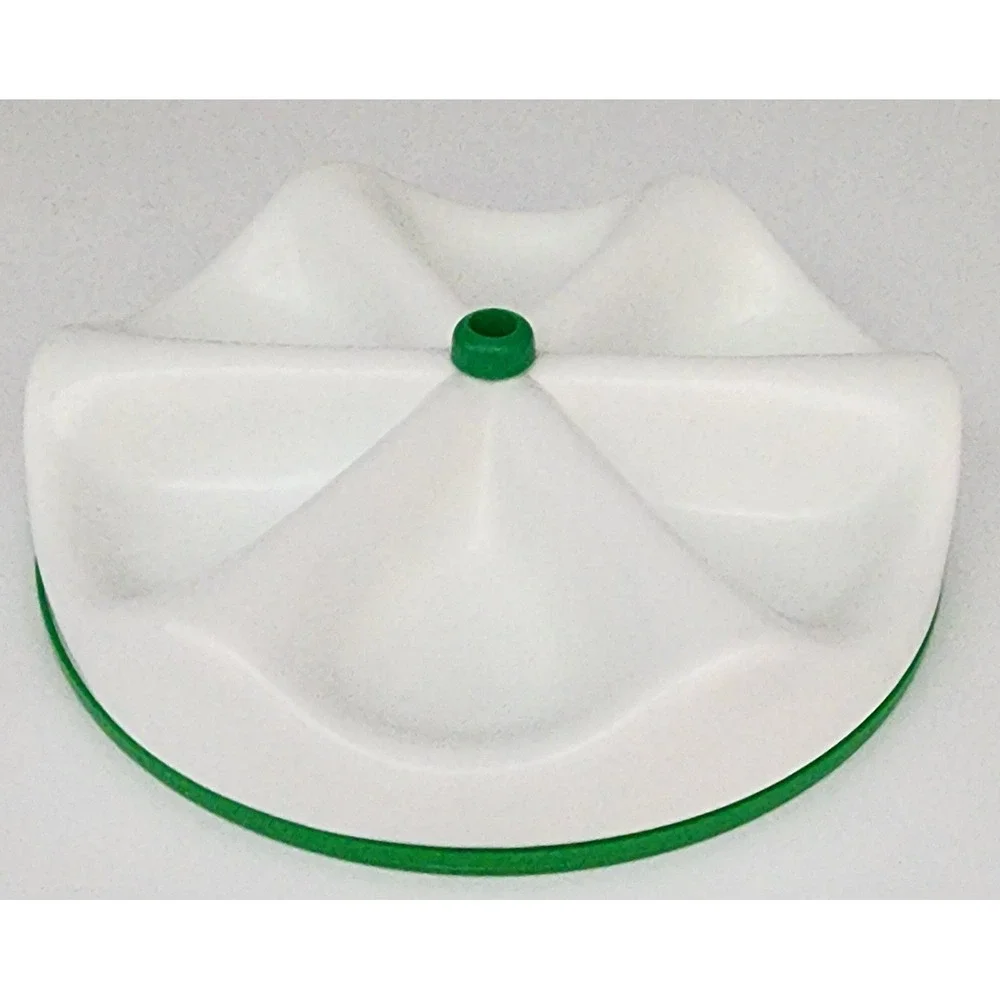 Vintage Hasbro 1972 Weebles Merry Go Round White Green Replacement Part Wobble